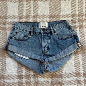 One Teaspoon Classic Blue Denim Shorts